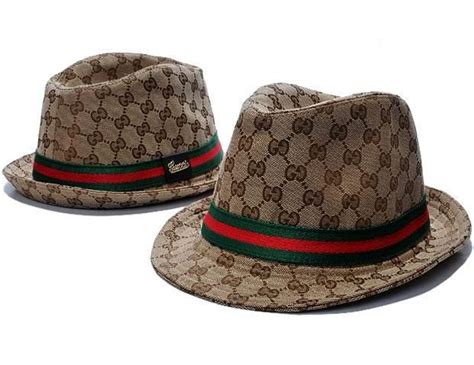 fake gucci fedora hat|Gucci Fedora hat for men.